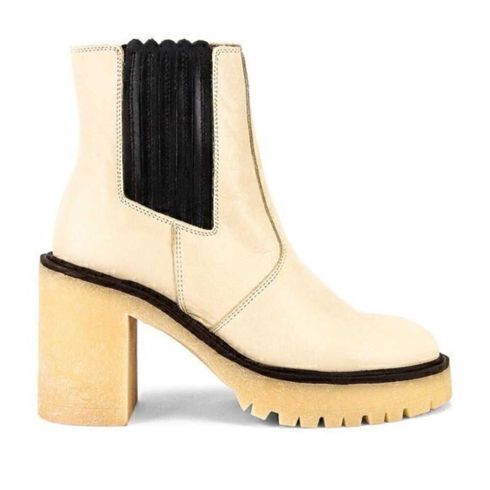 Free People James Chelsea Boot in White Size 36.5 NWT
